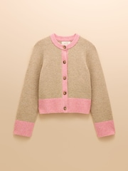 Aveia/Pink - Cardigan de malha Joules Nora - Imagem 9 de 9