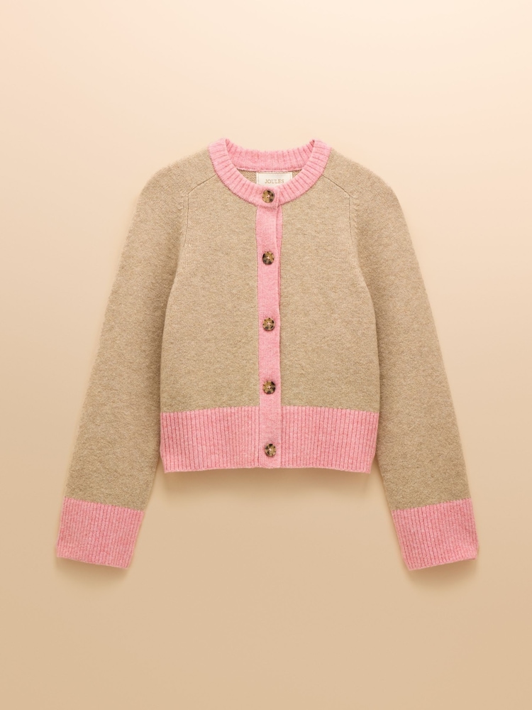 Aveia/Pink - Cardigan de malha Joules Nora - Imagem 9 de 9