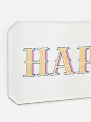 Oliver Bonas Clear Happy Hour Mirror Wall Art - Image 2 of 2