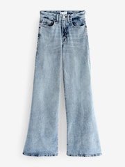 Good American Blue Waist Palazzo Jeans - Image 3 of 3