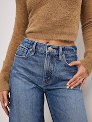 Good American Blue Barrel 100% Cotton Jeans - Image 3 of 4