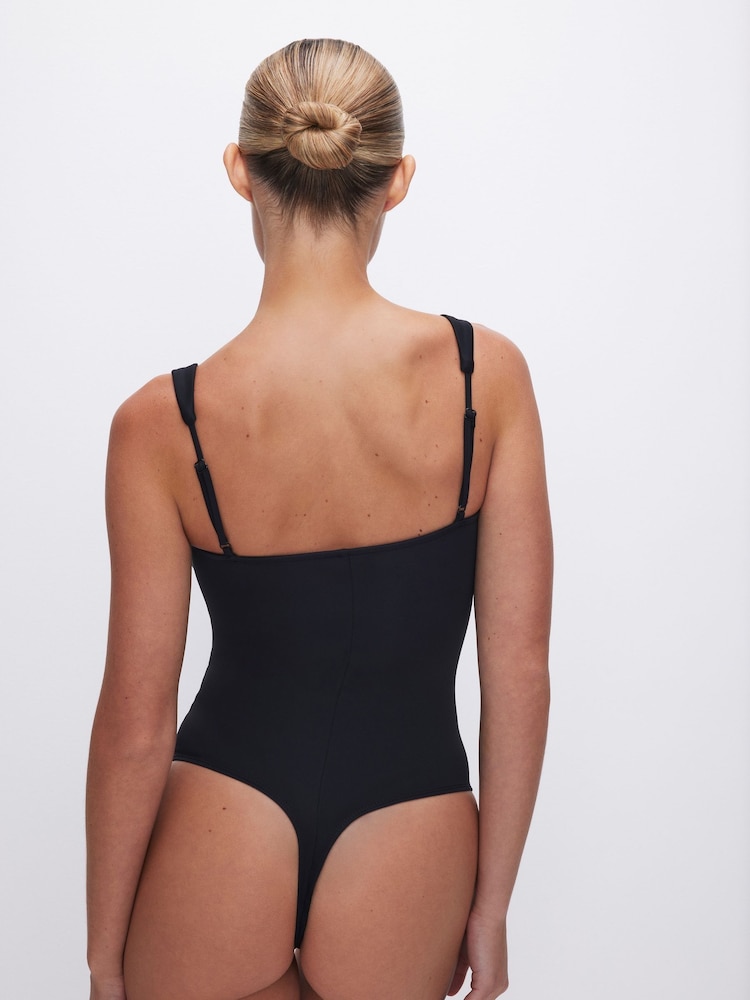 Good American Black Sweetheart Scuba Tank Bodysuit - Image 2 of 3