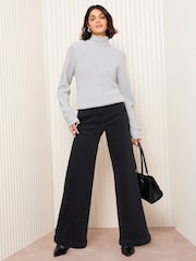 Friends Like These Grey Cowl Neck Jumper - Image 3 of 5