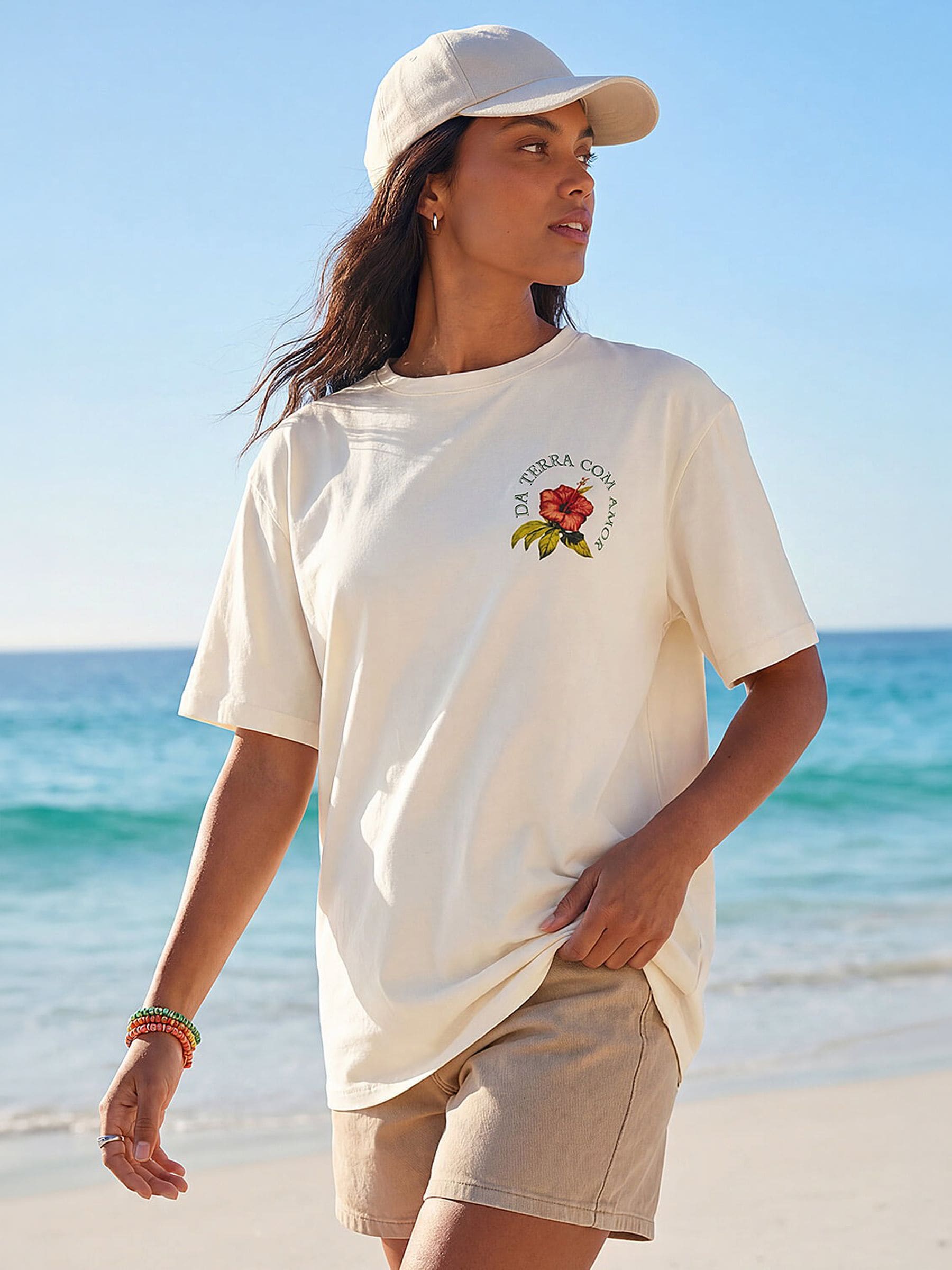 Roman Women's Lemon Floral Back Graphic T-Shirt Size 10 - Image 2