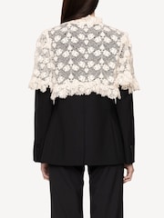 Sea New York Red Kristeen Lace Blazer - Image 3 of 10
