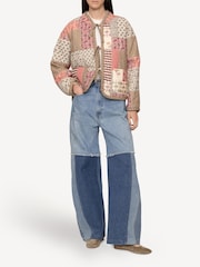 Sea New York Blue Presley Quilted Patchwork Jacket - Image 1 of 9