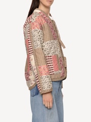 Sea New York Blue Presley Quilted Patchwork Jacket - Image 6 of 9