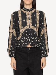 Sea New York Black Elizabeth Print Top - Image 3 of 8