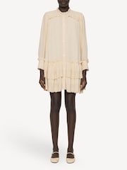 Sea New York Cream Lacey Embroidery Tunic Dress - Image 1 of 6
