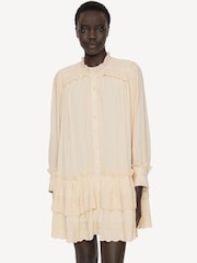 Sea New York Cream Lacey Embroidery Tunic Dress - Image 6 of 6