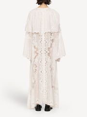 Sea New York White Vale Lace Caplet Tie Dress - Image 2 of 8