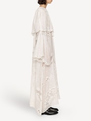Sea New York White Vale Lace Caplet Tie Dress - Image 3 of 8