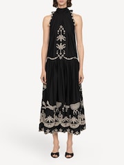 Sea New York Black Kingsley Embroidery Tank Dress - Image 1 of 8