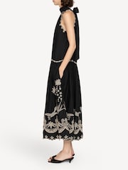 Sea New York Black Kingsley Embroidery Tank Dress - Image 3 of 8