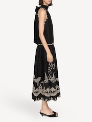 Sea New York Black Kingsley Embroidery Tank Dress - Image 4 of 8