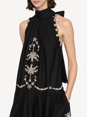Sea New York Black Kingsley Embroidery Tank Dress - Image 6 of 8