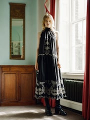 Sea New York Black Kingsley Embroidery Tank Dress - Image 7 of 8