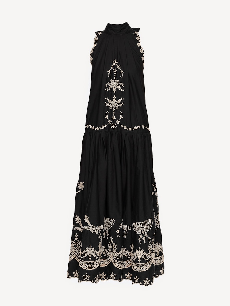Sea New York Black Kingsley Embroidery Tank Dress - Image 8 of 8