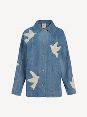Sea New York Blue Payton Denim Jacket - Image 10 of 10