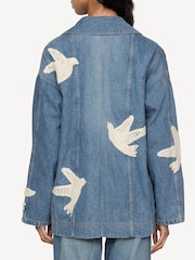 Sea New York Blue Payton Denim Jacket - Image 2 of 10
