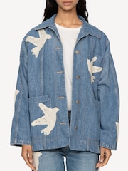 Sea New York Blue Payton Denim Jacket - Image 3 of 10