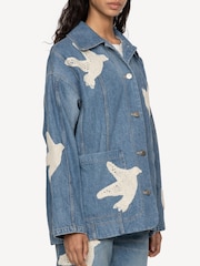 Sea New York Blue Payton Denim Jacket - Image 5 of 10