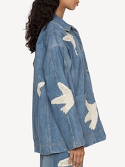 Sea New York Blue Payton Denim Jacket - Image 7 of 10