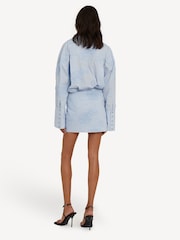 Rotate Blue Oversized Flower Shirt - Image 2 of 7