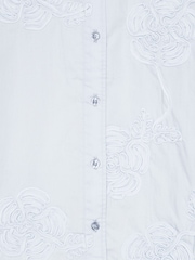 Rotate Blue Oversized Flower Shirt - Image 7 of 7