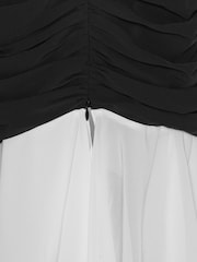 Rotate Black Two Layer Midi Dress - Image 5 of 5