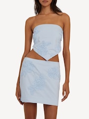 Rotate Blue Mini Skirt - Image 5 of 8