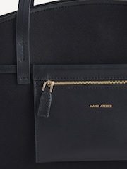 Manu Atelier Black XL Du Jour Bag - Image 6 of 7