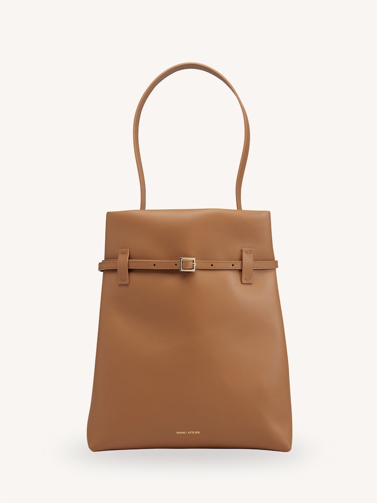 Manu Atelier Brown Tote Du Jour Bag - Image 1 of 3