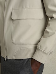 Reiss Stone Rufus Zip-Through Funnel-Neck Jacket - Image 4 of 8