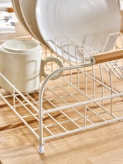 Cream Wire Single Tier Drainer - Image 3 of 4
