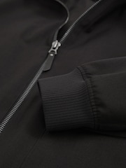 Reiss Black Rufus Zip-Through Funnel-Neck Jacket - Image 7 of 7