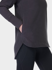 Sweaty Betty Grey Escape Luxe Fleece Hoodie - Image 5 of 7