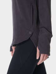 Sweaty Betty Grey Escape Luxe Fleece Hoodie - Image 6 of 7