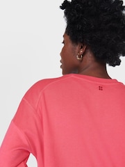 Sweaty Betty Pink Light After Class Crop Sweatshirt - Image 3 of 7