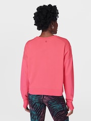 Sweaty Betty Pink Light After Class Crop Sweatshirt - Image 6 of 7