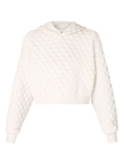 Sweaty Betty White Sand Wash Quilted Hoodie - Image 7 of 7