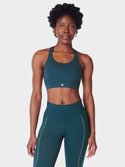 Sweaty Betty Green Medium Power Support Sports Bra - Image 1 of 1