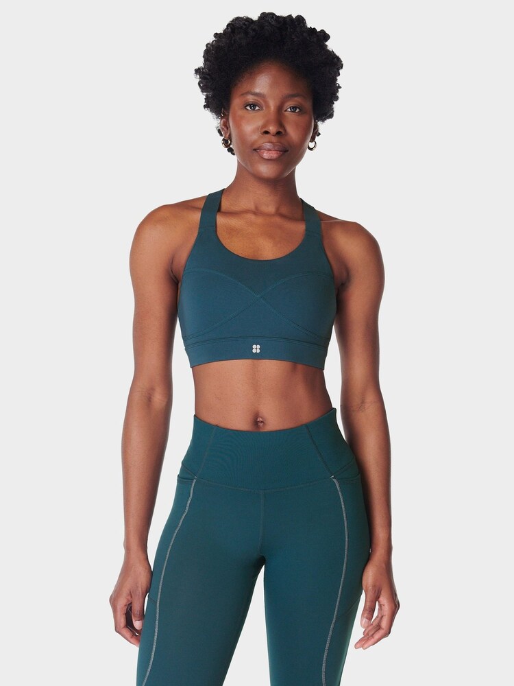 Sweaty Betty Green Medium Power Support Sports Bra - Image 1 of 1