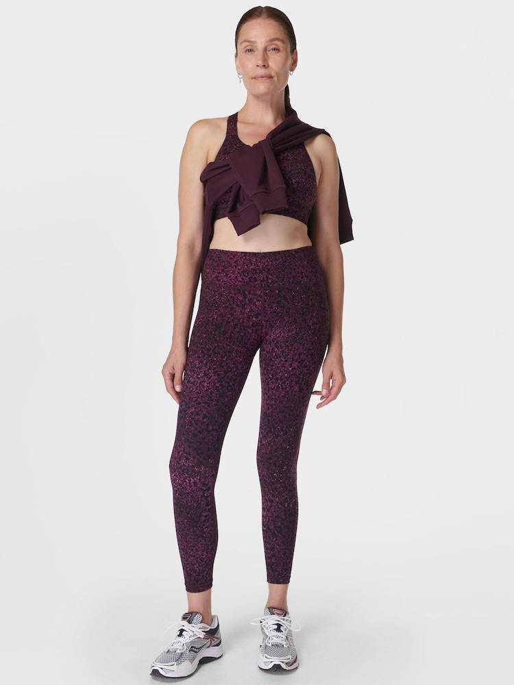 Sweaty Betty Plum Purple Power 7/8 Workout Leggings - Image 3 of 8