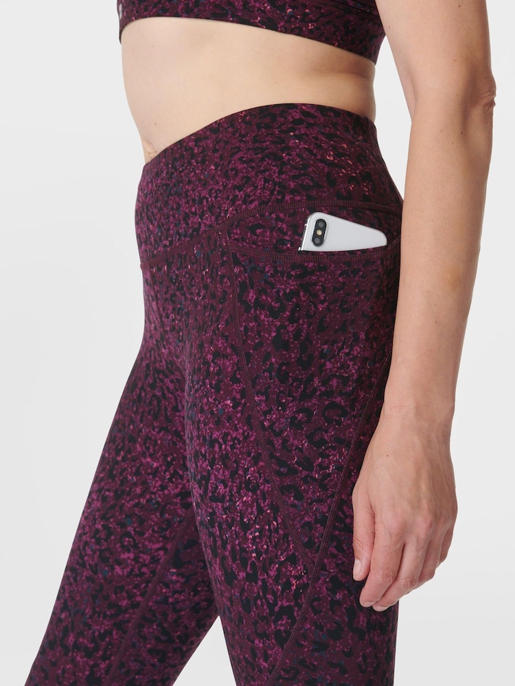 Sweaty Betty Plum Purple Power 7/8 Workout Leggings - Image 6 of 8