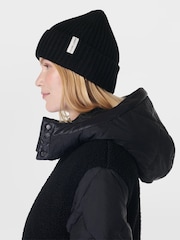 Sweaty Betty Black Snowfall Winter Knitted Beanie - Image 2 of 5