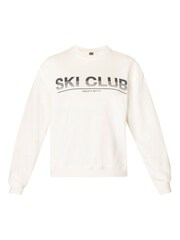 Sweaty Betty White Ski Club Sweatshirt - Image 7 of 8