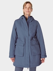 Sweaty Betty Blue Winter Stride Waterproof Parka - Image 1 of 8