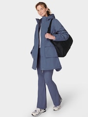 Sweaty Betty Blue Winter Stride Waterproof Parka - Image 2 of 8