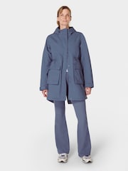 Sweaty Betty Blue Winter Stride Waterproof Parka - Image 3 of 8
